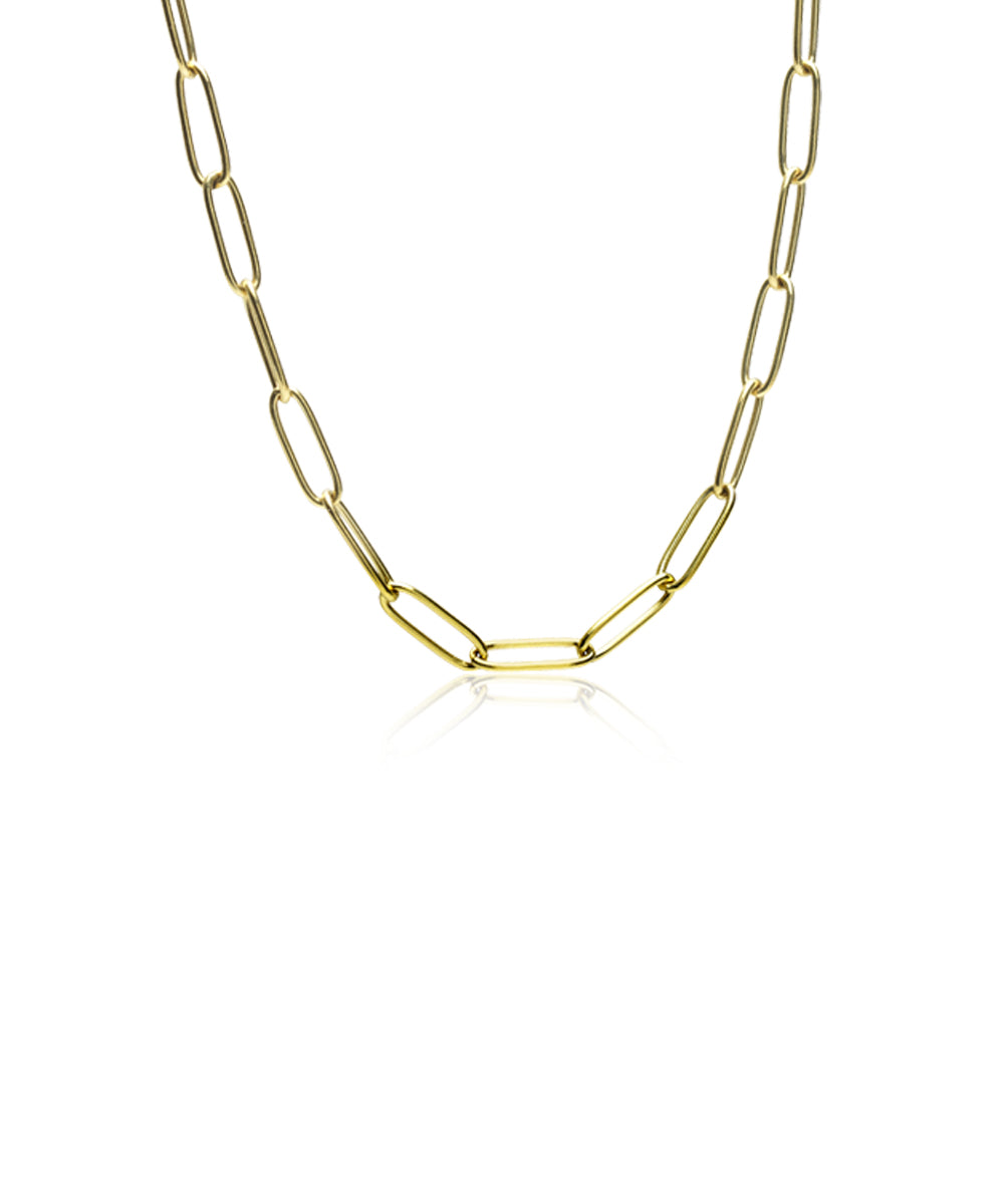 Gold Link 3.5mm Necklace (40-46cm)