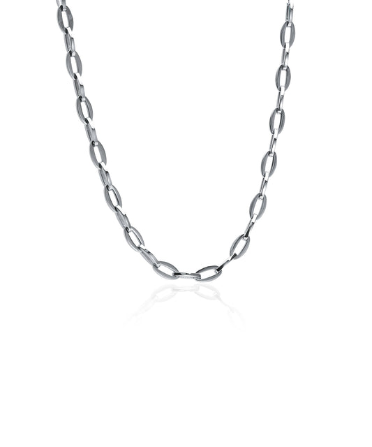Silver Grand Link 7.3mm Necklace