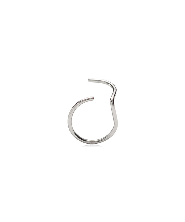 Silver Nose Ring - LEFT