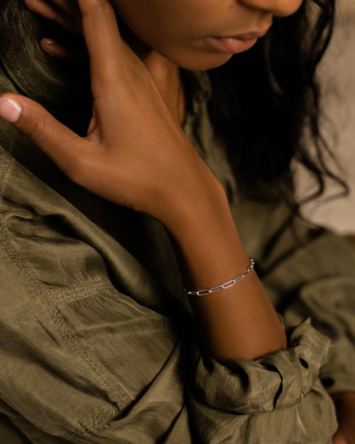Silver Link 3.5mm Bracelet