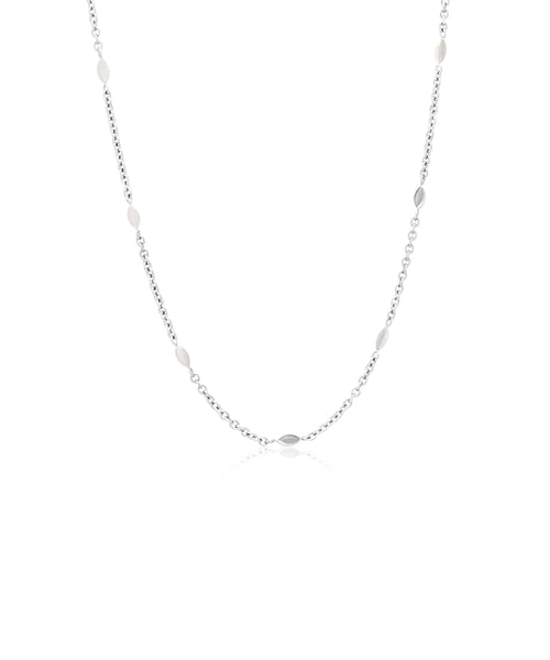 Silver Oval Link 3mm Necklace