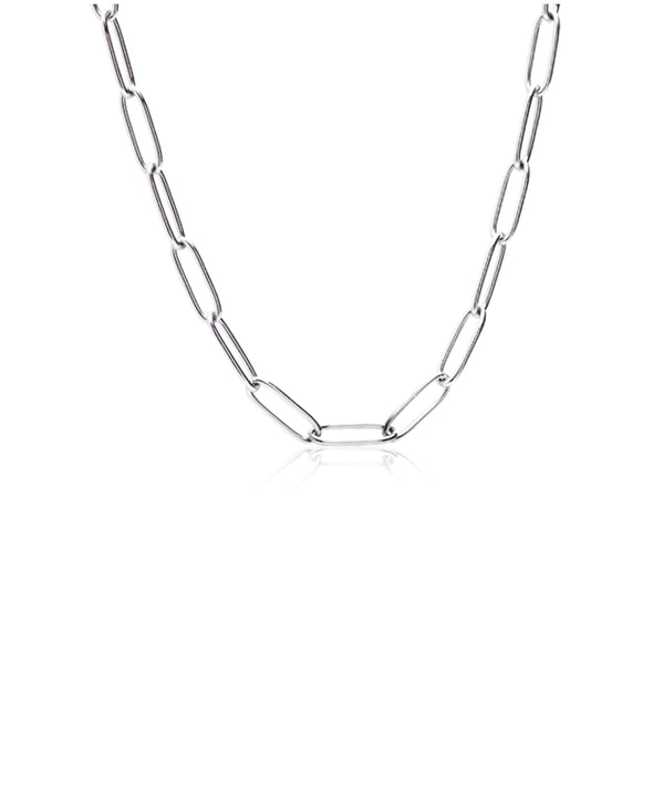 Silver Link 3.5mm Necklace (40-46cm)