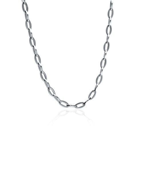 Silver Grand Link 7.3mm Necklace