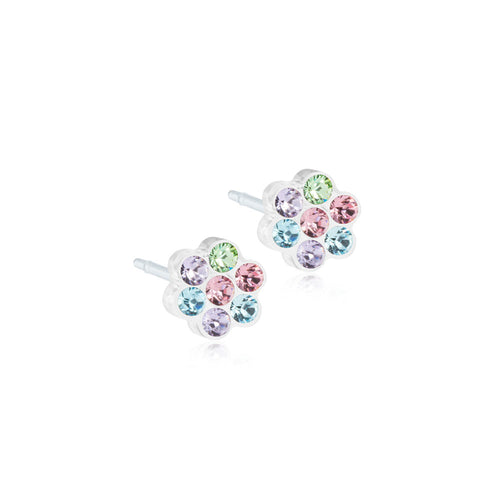 Blomdahl Hypoallegenic Medical Plastic Light Fantasy 5mm Earrings