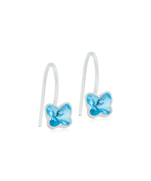 Butterfly 5mm Medical Plastic Earrings