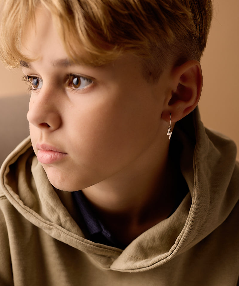 Silver Sleeper Pendant Flash 11mm