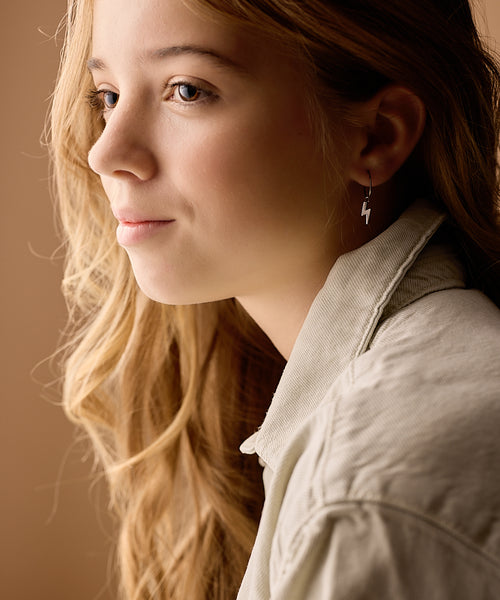 Silver Sleeper Pendant Flash 11mm