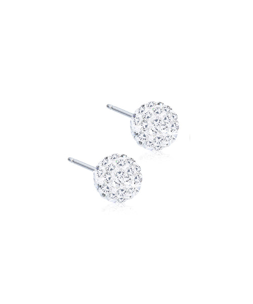 Preciosa Crystal Ball Earrings (6-10mm)
