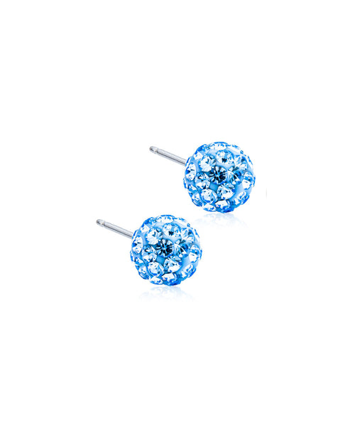 Preciosa Crystal Ball Earrings (6-10mm)