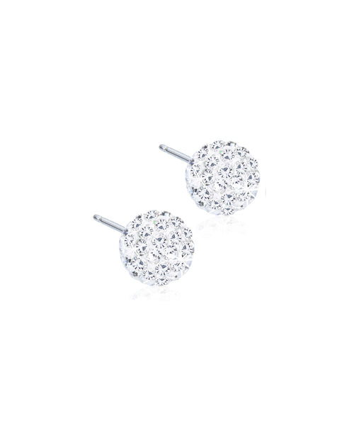 Preciosa Crystal Ball Earrings (6-10mm)