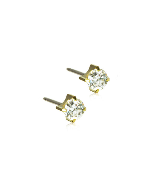 Gold Tiffany Earrings (3-9mm)