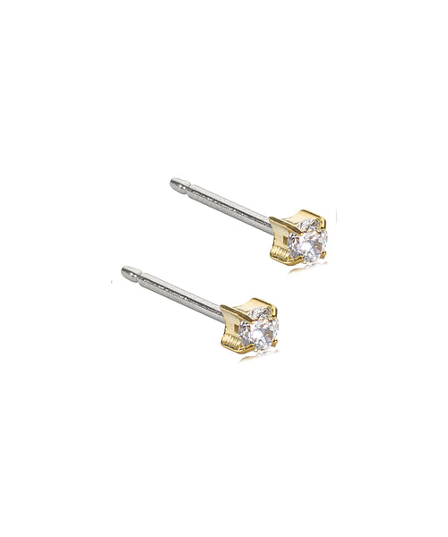 Gold Tiffany Earrings (3-9mm)