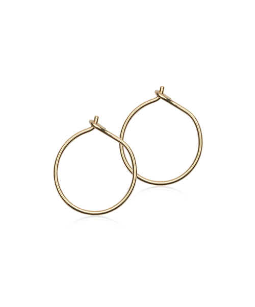 Gold Titanium Sleeper (12-14mm) Earr