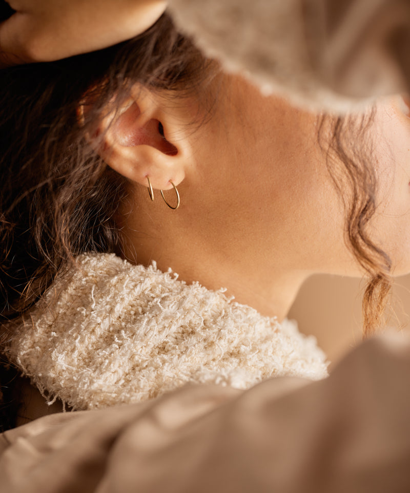 Gold Titanium Sleeper (12-14mm)