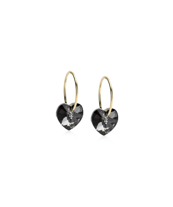 Gold Sleeper Heart 10mm