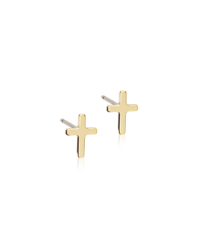 Gold Cross 8mm