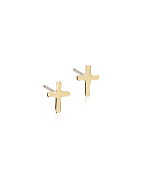 Gold Cross 8mm