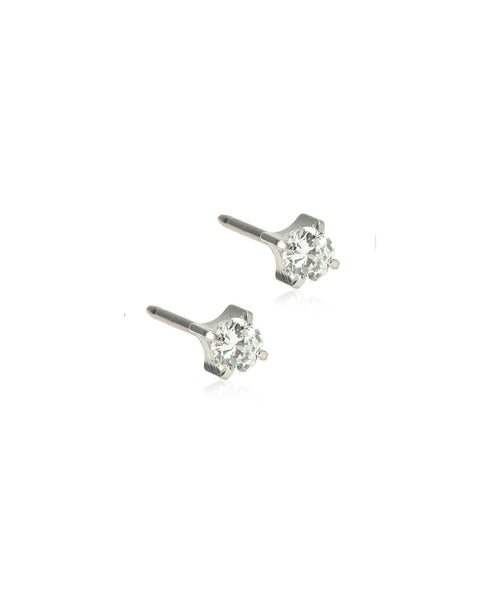 Silver Tiffany Earrings (3-9mm)