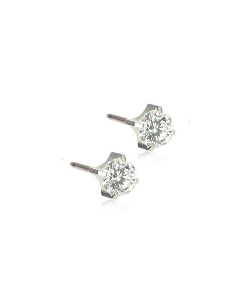 Silver Tiffany Earrings (3-9mm)