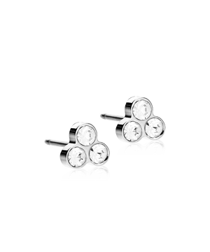 Silver Clover 6mm