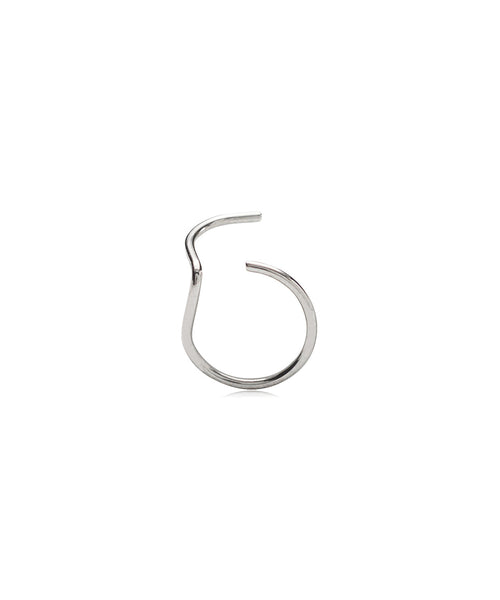Silver Nose Ring – Right Nostril