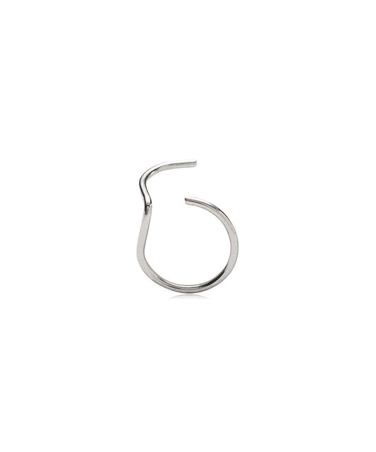 Silver Nose Ring – Right Nostril