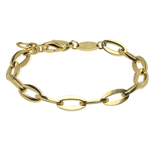 Gold Grand Link 7.3mm Bracelet