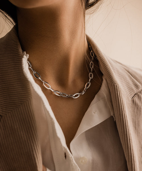 Silver Grand Link 7.3mm Necklace