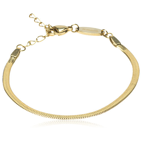 Gold Plain 2.5mm Bracelet