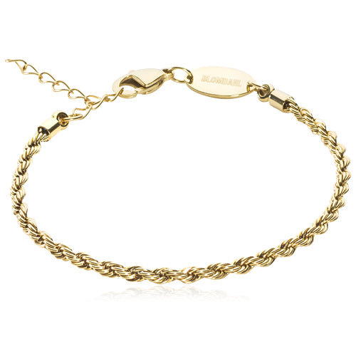 Gold Twist 2.5mm Bracelet
