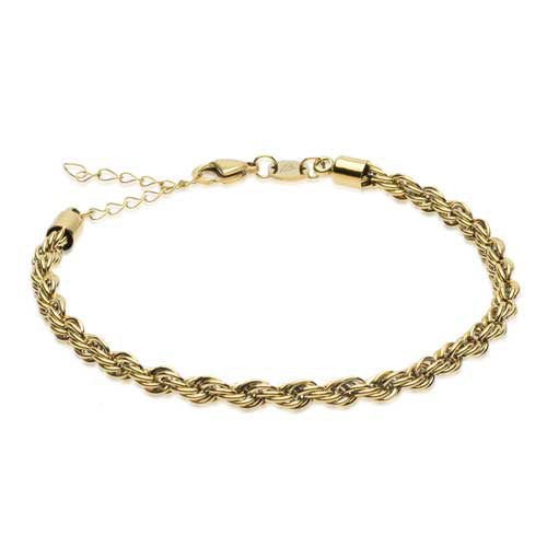Gold Grand Twist 3.9mm Bracelet