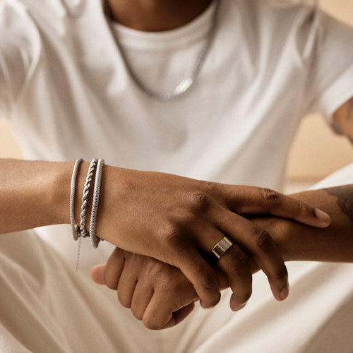 Silver Round Mesh 3mm Bracelet (Extra Length)