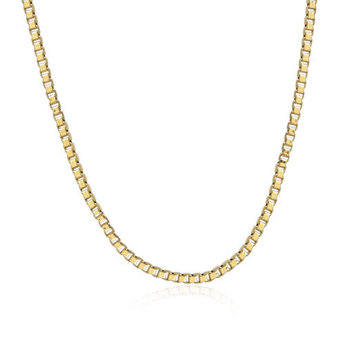 Blomdahl Gold Classic Round Mesh 1mm Necklace