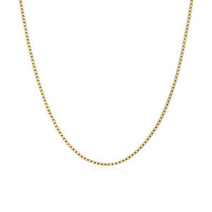 Gold Classic 1mm Necklace (48-52cm)