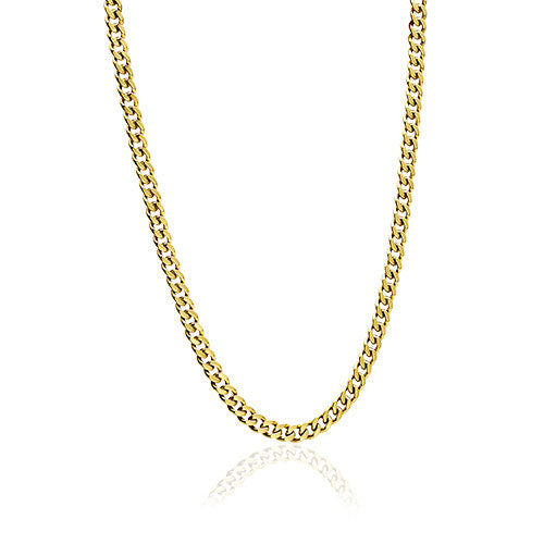 Gold Grand Curb Link 6.5mm Necklace (48–52cm)