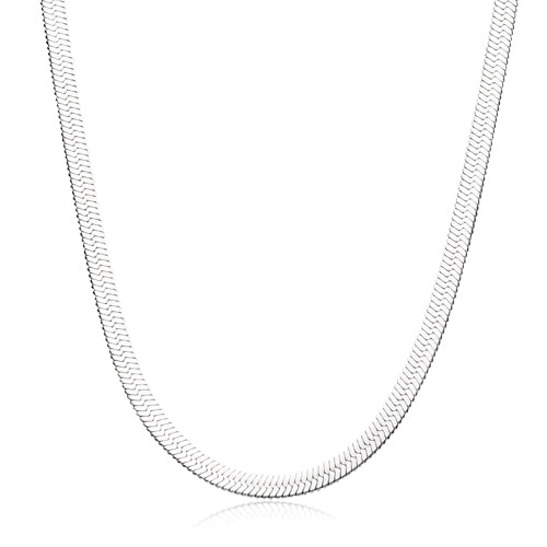 Blomdahl silver plain 2.5mm necklace with an adjustable length of 40-46cm