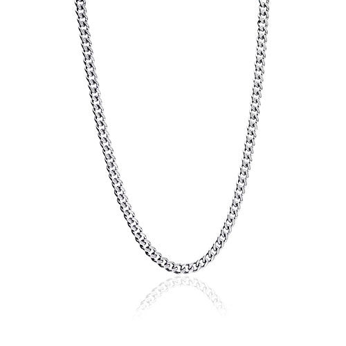 Silver Grand Curb Link 6.5mm Necklace