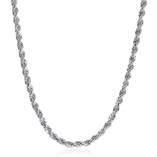 Blomdahl Silver Twist 2.5mm necklace with an adjustable length of 40-46cm
