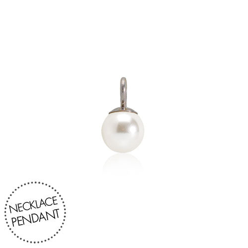 White Pearl 6mm Pendant